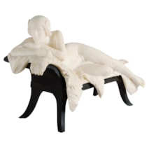 Classical late 19th Century Marble statue of a reclining nude