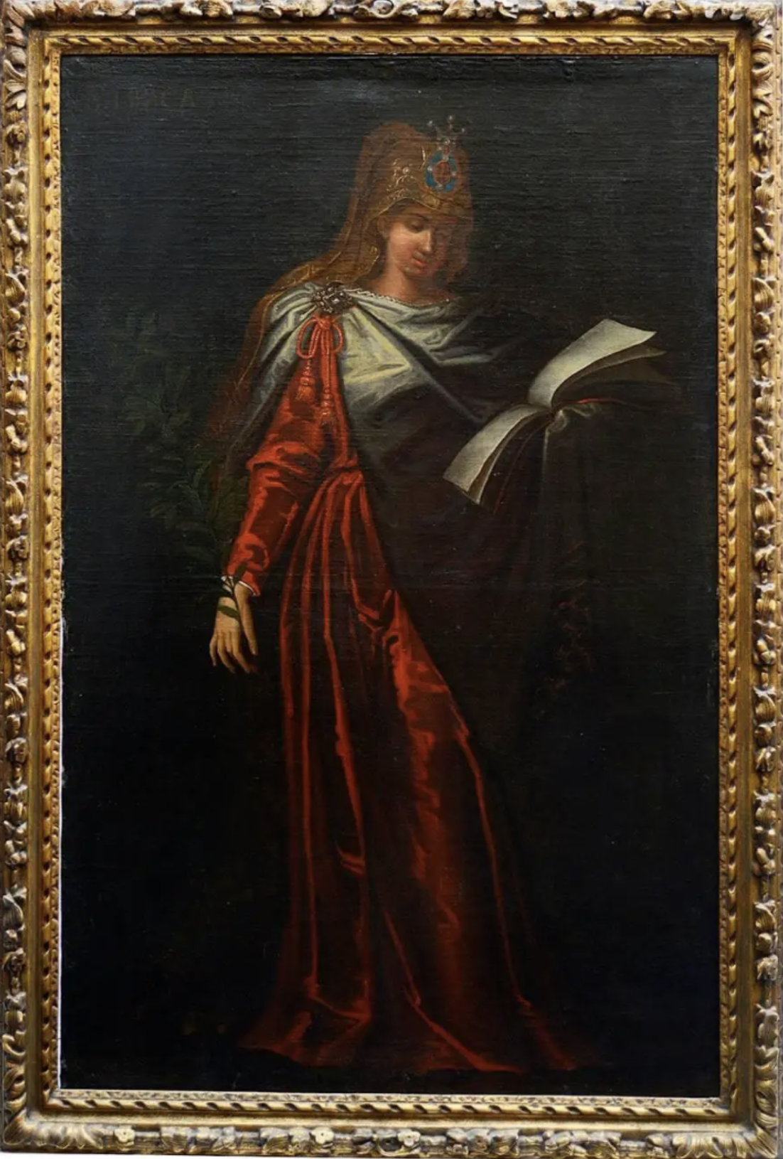Pair 18th Century paintings of the Siblys Cumae + Delphi, circa 1700. French School.